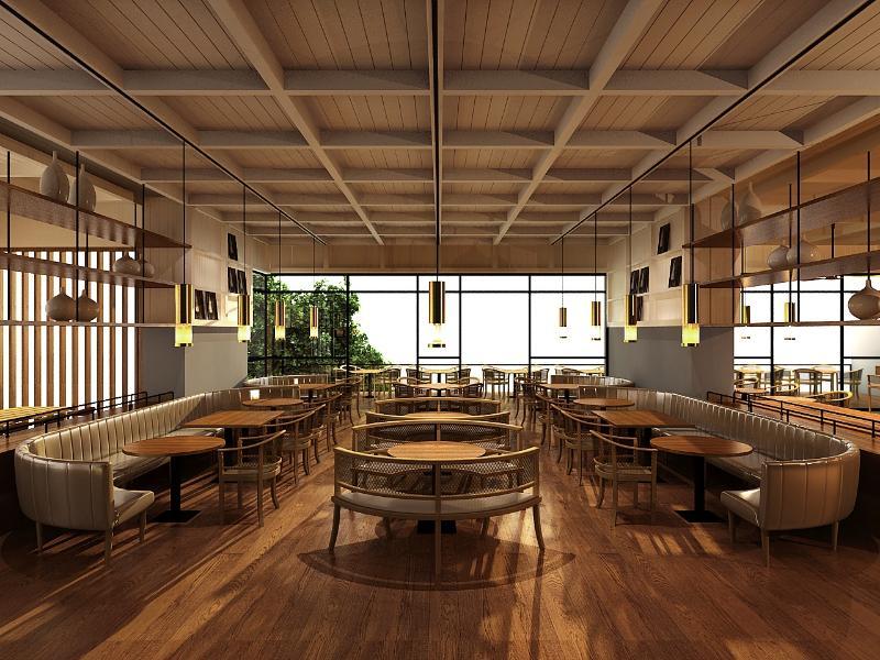 The Ruma Hotel And Residences Kuala Lumpur Exteriér fotografie 3D rendering of a restaurant